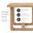 Trell 5-Piece 48"W Rectangular Dining Table Set-252724662