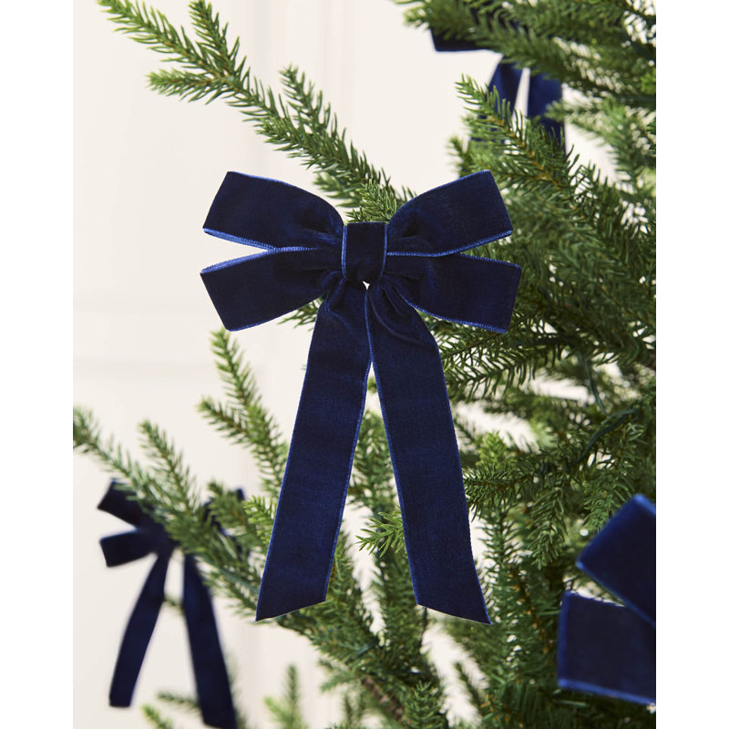 15cm Polystyrene Bow, Navy