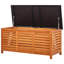 Rosalind Wheeler Cypher 117 cm W 190 L Eucalyptus Solid Wood Deck Box