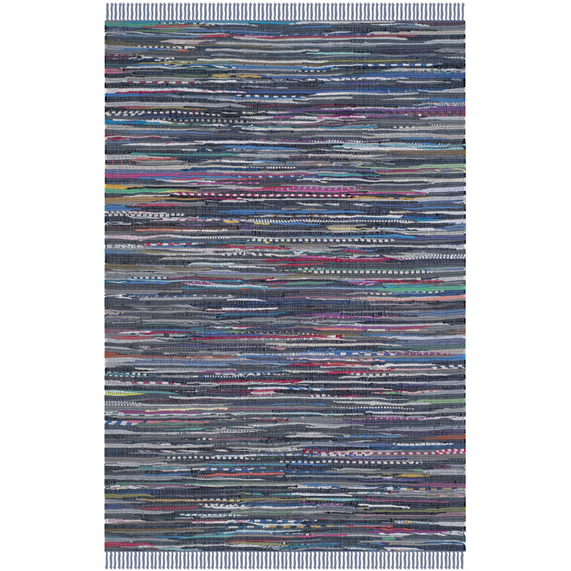 Sue Cotton Hand Woven Area Rug, Rectangle 152 x 244 cm