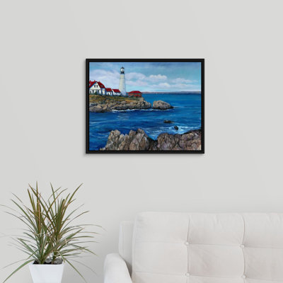 « rocky crag », peinture sur toile