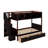 Twin Over Full Bunk Bed With Shelfs, Storage Staircase And Drawers-113697735