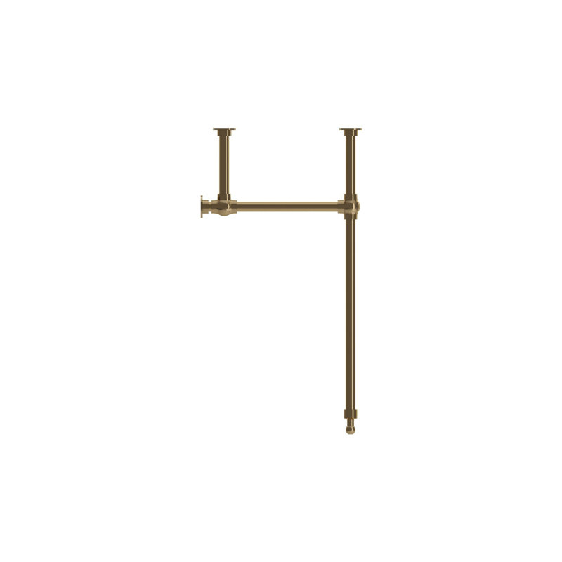 Metal Console Leg Set, Matte Gold