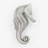 Seahorse Right Facing Small Knob-39948813-104674782