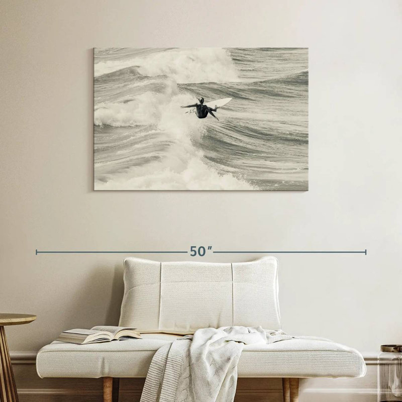 Senne surfeurs rétro, H 26 po x l 39 po