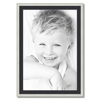 Wood Matte Picture Frame with Mat