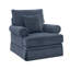 Ensemble de 2 chaises pivotantes à accoudoirs roulés avec repose-pieds Mercury-132883803