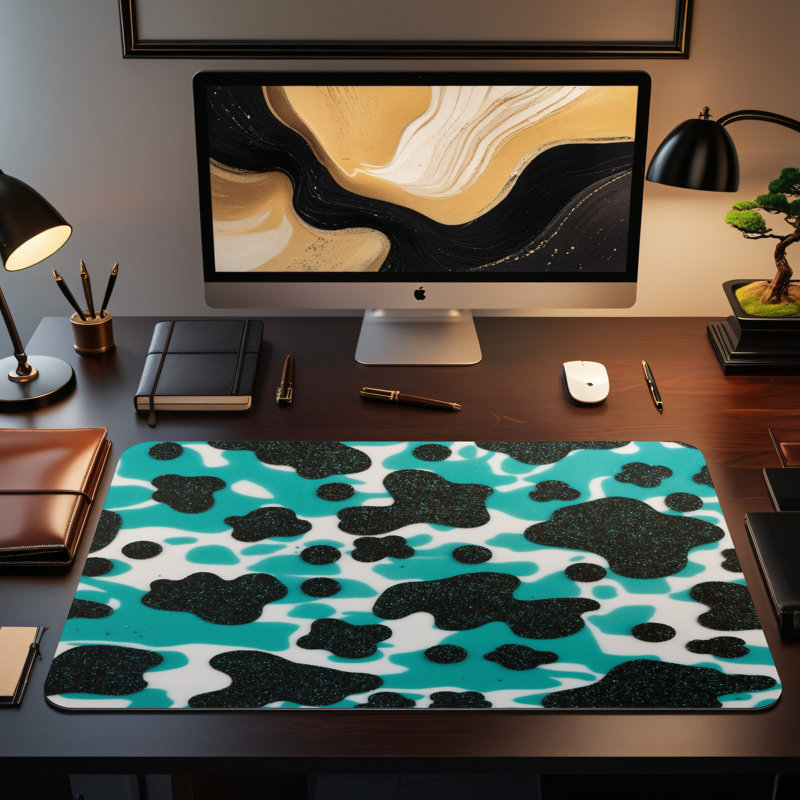 Polyester Desk Pad, 31.5x15.5