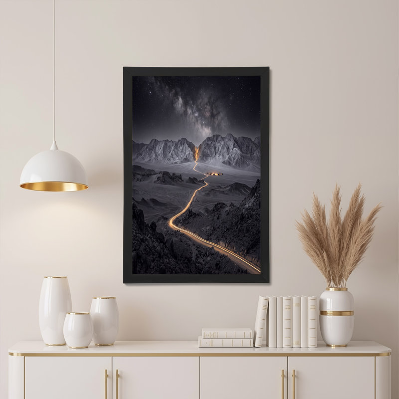 Art mural sur toile Winding Light, H 12 po x l 18 po