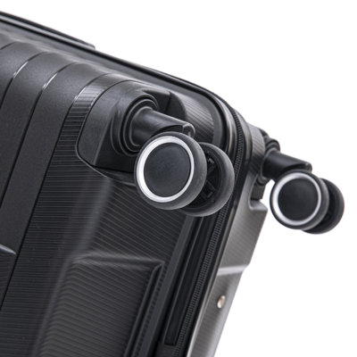 14"/20"/24"/28" 4 Pcs/Set In PP Spinner Wheel Luggage, Carry On Suitcase, Iron Pull Rod, Combination Password Lock, 14" Cosmetic Case