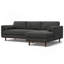 Morrison - Canapé modulaire droit - Gris anthracite-1376977414