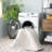 Faux Rabbit Fur Performance Machine Washable Solid Color Rug-1095384140