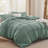 Bedsure Grid Boho Duvet Cover  Tufted Boho Bedding Set, 3 Pieces  Home Bedding for All Seasons-105311141-105311137