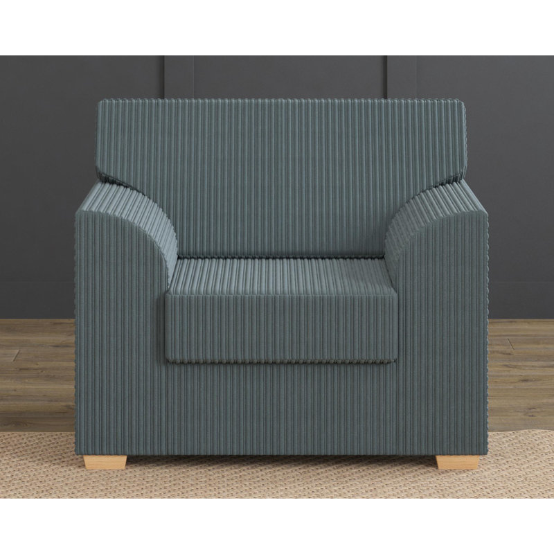 Upholstered Armchair, Charcoal