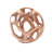 Kibler Aluminum Metal Abstract Cutout Orb Decorative Sculpture, Set of 3 8", 6", 4"W-2048488153
