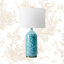 Lampe de table sarcelle 24 po Artoria