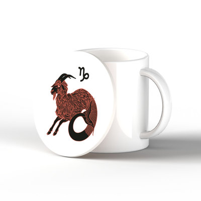 Kana Ceramic Round 1 Piece Coaster