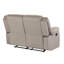 Causeuse transitionnelle en tissu de microfibre-1343203976