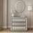 Fonzo Wood 3-Drawer Mirrored Accent Chest