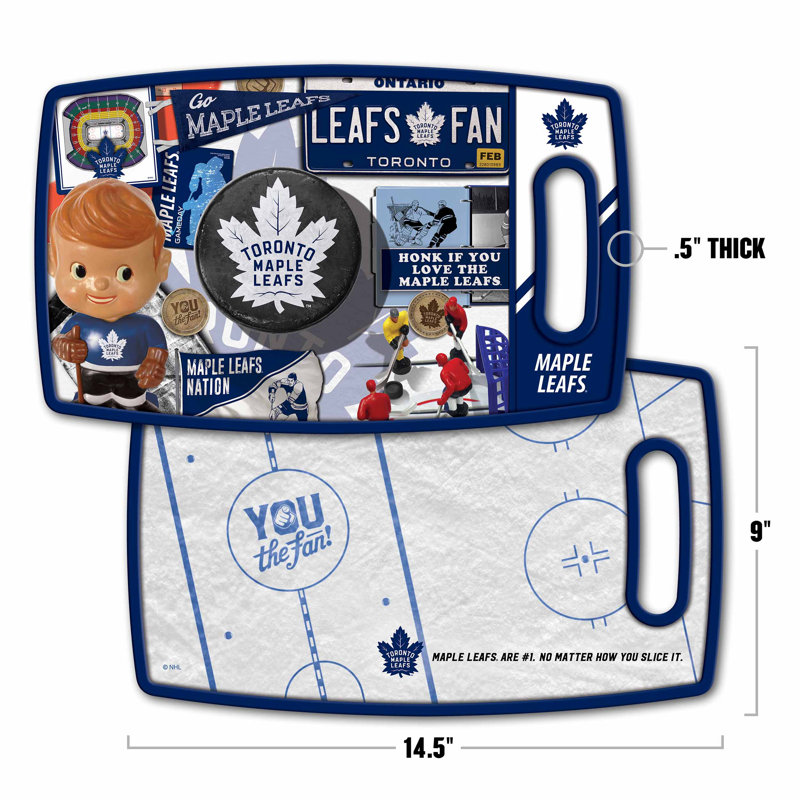 NHL Retro Series Cutting Board, Blue/White