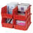  QUS230RD Ultra Stack & Hang Heavy Duty Part Organizer Red Bins 11" L x 6" W x 5" H 12 Pack-1196381130