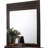 Panang Mahogany Finish Mirror