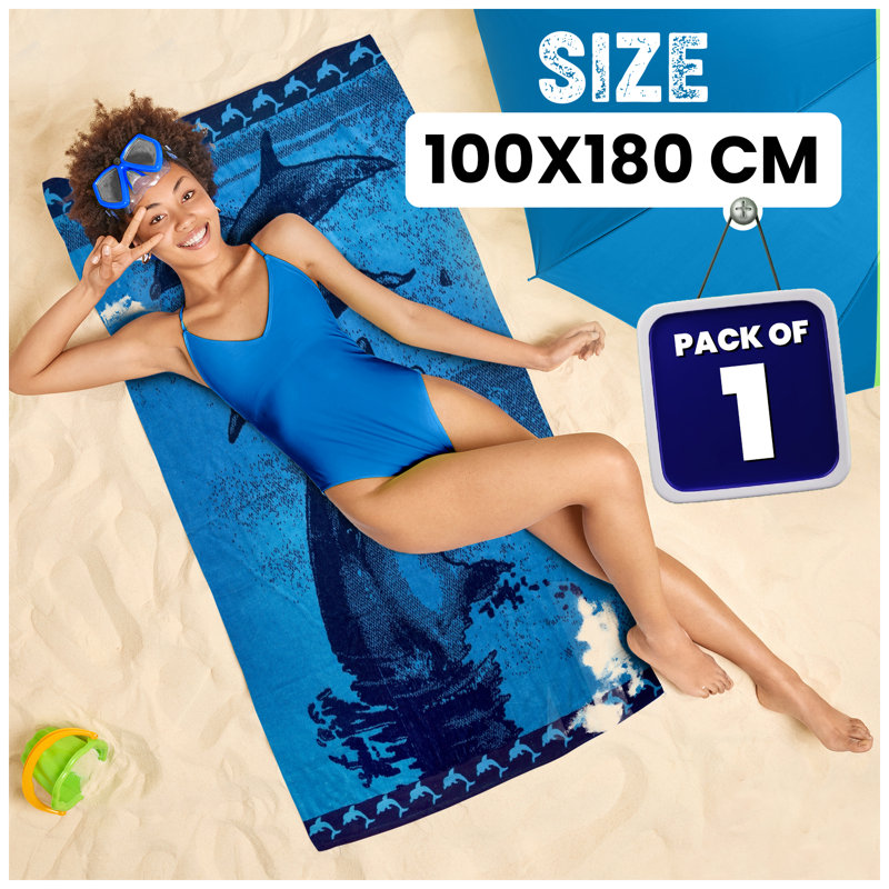 Cotton Blend Ultra Light Beach Towel