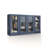 100% Solid Wood 65" Sideboard with Clear Glass Doors, 2-Drawers and Adjustable Shelves-1173627860