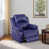Jenesi Purple Blue Faux Leather