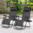 Mobarkar Outdoor Folding Zero Gravity Recliner Lounge Chairs with Adjustable Canopy Shade, Headrest-772693834