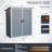 5x3ft Outdoor Waterproof Storage Shed - Resin Cabinet For Bikes & Accessories , Lockable, Spacious With Lockable Door Gear, Bikes, Patio Decor-117455865