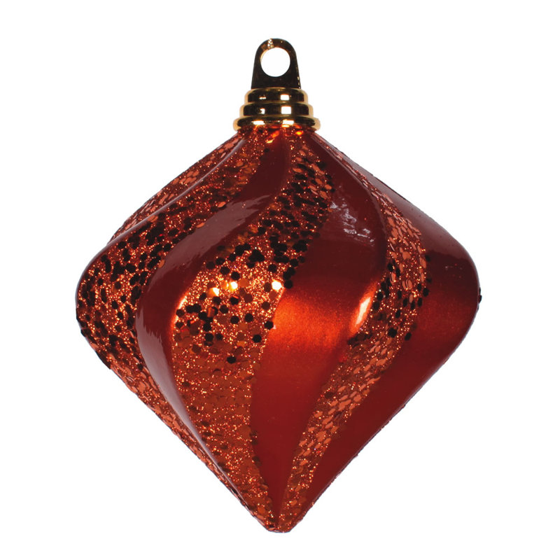 Ornement en forme de diamant, Orange