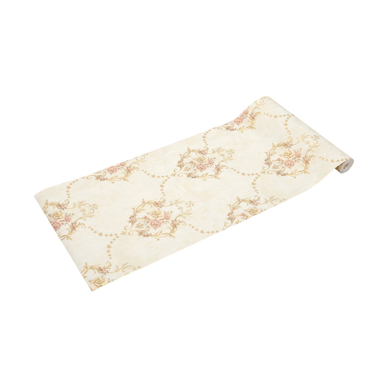 Non-Pasted Non-Woven 3D Embossed Wallpaper Roll
