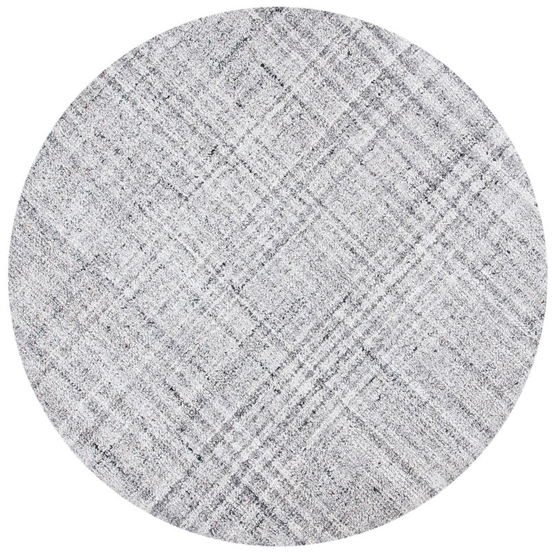 Lockport Hand Tufted Performance Rug, Round 6'