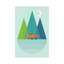 «Walk Alone» par Andy Westface - impression d'art graphique-52534131-52534132-52534134