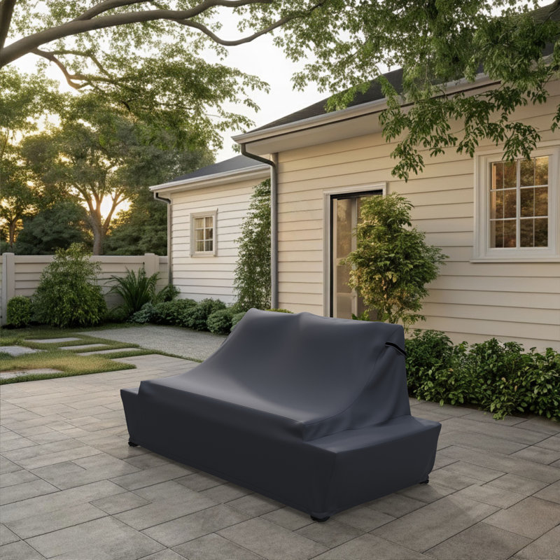 Lavinia 65'' Wide Acacia Loveseat Cover