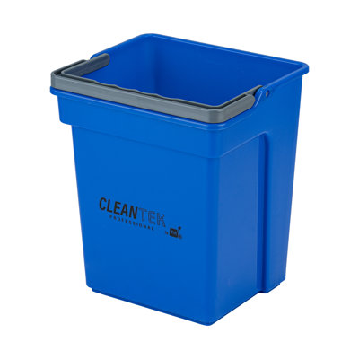 Restaurantware-Clean Tek Professional 4 Quart Cleaning Bucket, 1 Utility Pail With Handle - Heavy-Duty, Portable, Blue Plastic Washing Pail, Perfect For Household, Outdoor, Car Wash And More