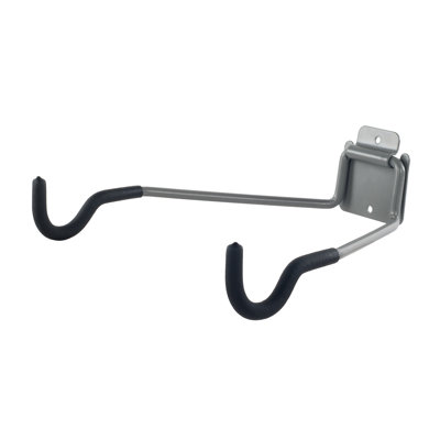 Rad Sportz Bike Wall Mount - EVA Foam Padded Bicycle Hooks - Flip-Up Garage Bicycle Rack