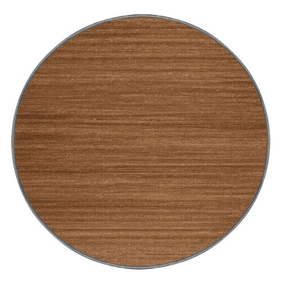 Tapis brun uni lavable à la machine