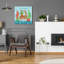 «Lovely Llamas Christmas III» par Mary Urban, acrylique-141460742