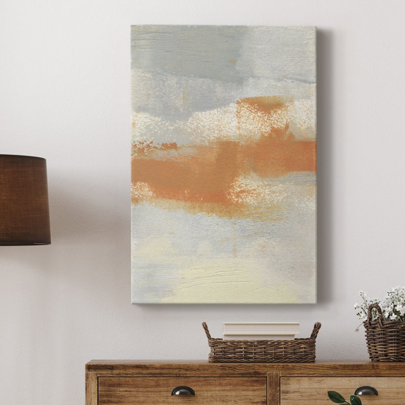 Amistie III - peinture sur toile tendue, H 36 po x l 24 po x P 1 po