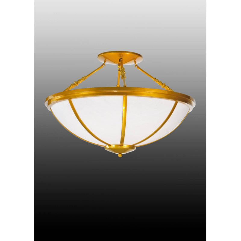 Plafonnier semi-encastré 4 lumières 34,5 po Commerce