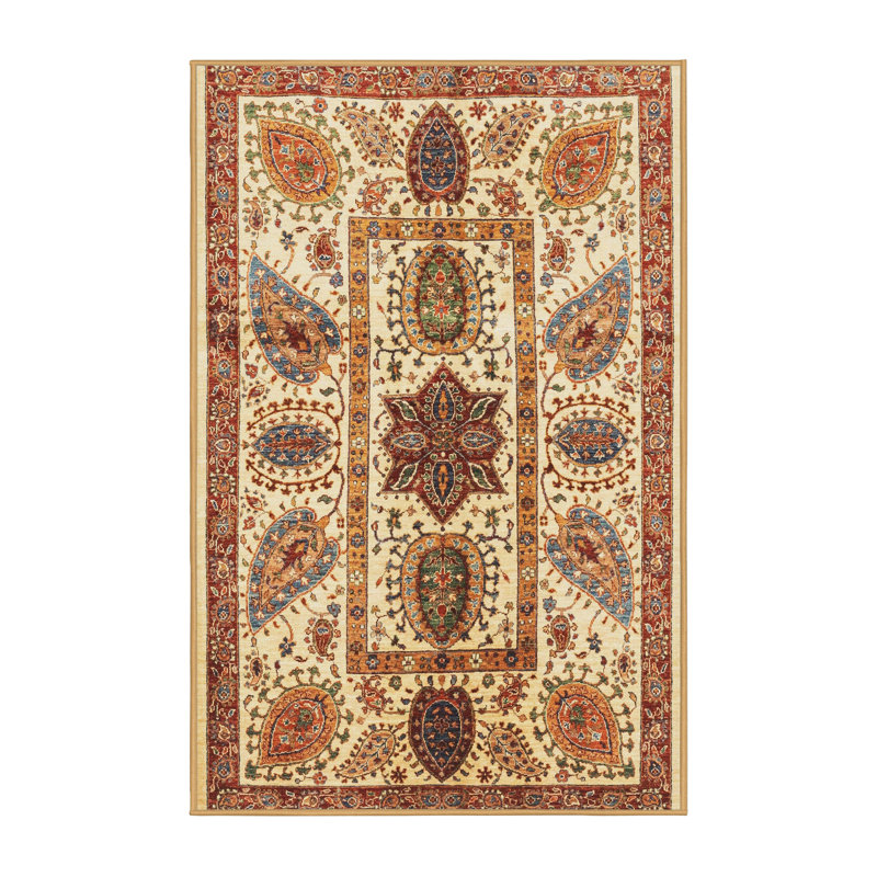 Tapis abstrait moderne 3376, Rectangle 2 pi x 3 pi