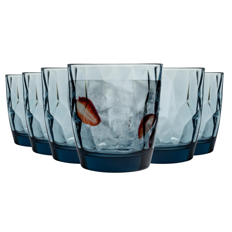 Diamond Water Glasses - 300ml, 6