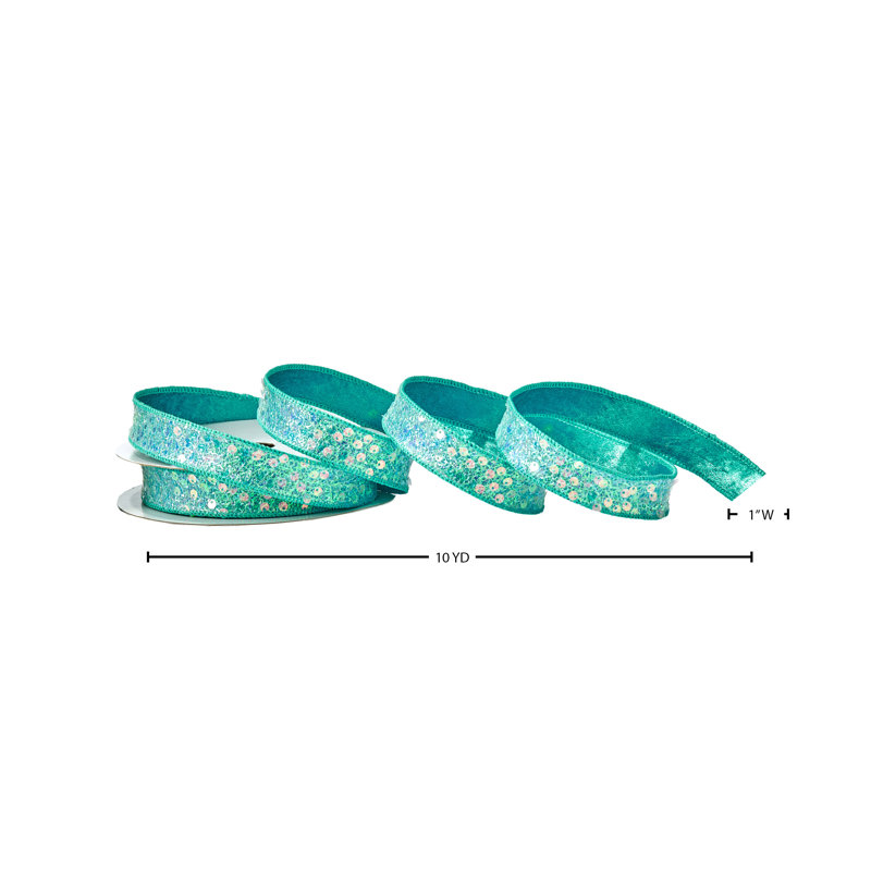 Ruban océan irisé 1 "X10Y