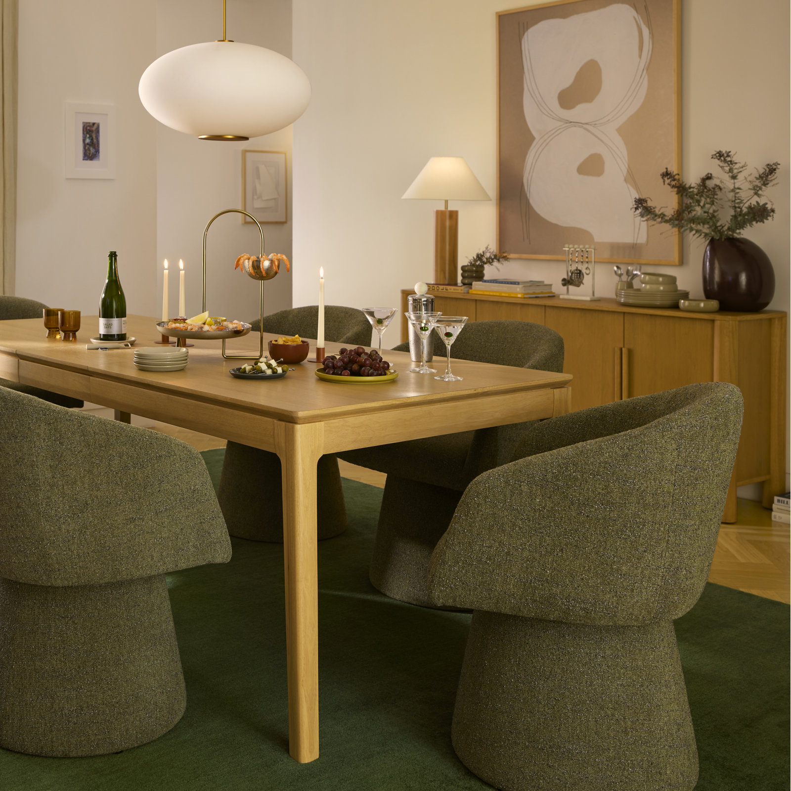Illusion Dimmable Single Light Pendant, Aged Brass, 2700K