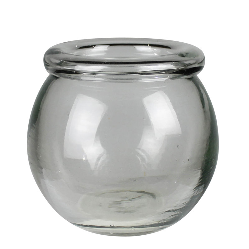 Round Vase With Rolled Rim