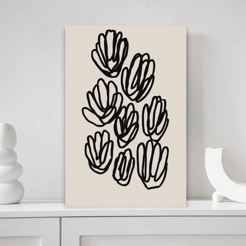 Art contemporain contemporain abstrait, H 18 po x l 12 po