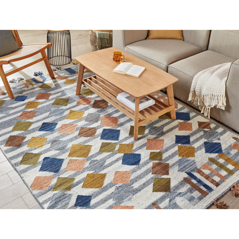 Hruska Geometric Hand Woven Area Rug, Rectangle 160 x 230cm