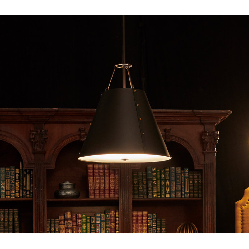 Luminaire suspendu conique à 1 lumière Priyank